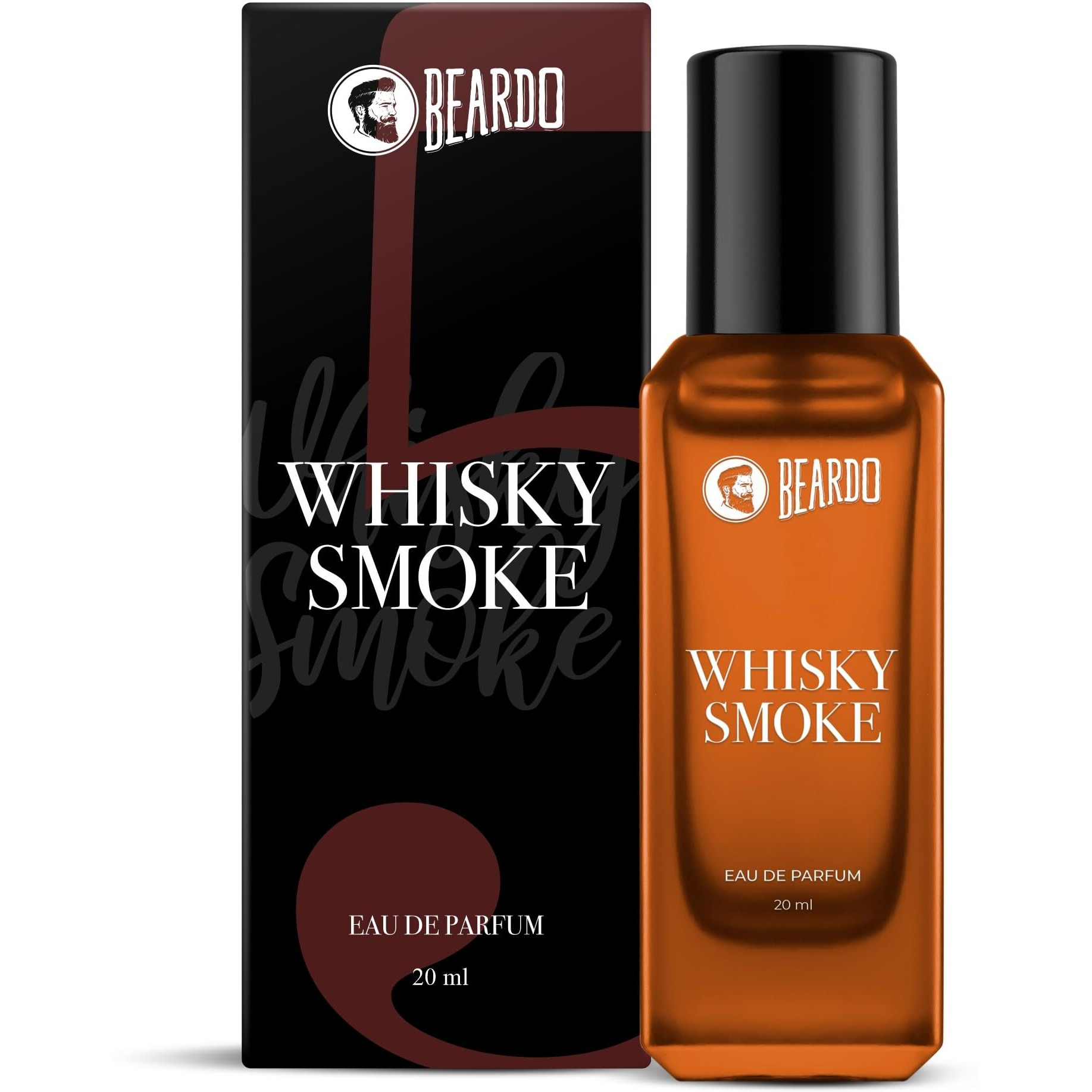 Beardo Whisky Smoke Perfume for Men, 20ml | Valentines Day Premium Giftset for Boyfriend, Husband | Spicy, Woody - Oudh Scent Eau De Parfum | Long Lasting | Rakhi Gift For Brother | Gift For Friends