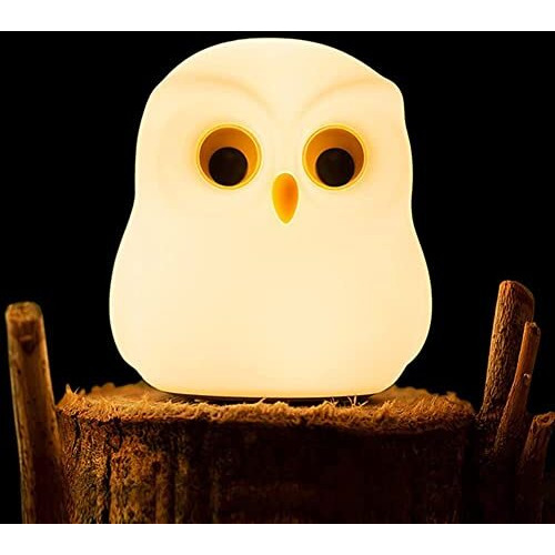 NYRWANA Night Lamp for Bedroom, Cute Lamp, Light Lamp, Night Lamp for Kids, Cute Night Lamp, Silicone Lamp, Birthday Gifts, Kids Room Decor, Lamp for Kids, Rakhi for Brother, Owl Lamp (Multicolor)