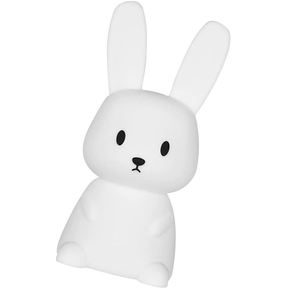 NYRWANA Night Lamp for Bedroom, Cute Lamp, Night Lamp for Kids, Silicone Lamp, Cute Night Lamp, Birthday Gifts, Lamp for Kids, Light Lamp, Rakhi for Brother, Rechargeable, Bunny Lamp (White)