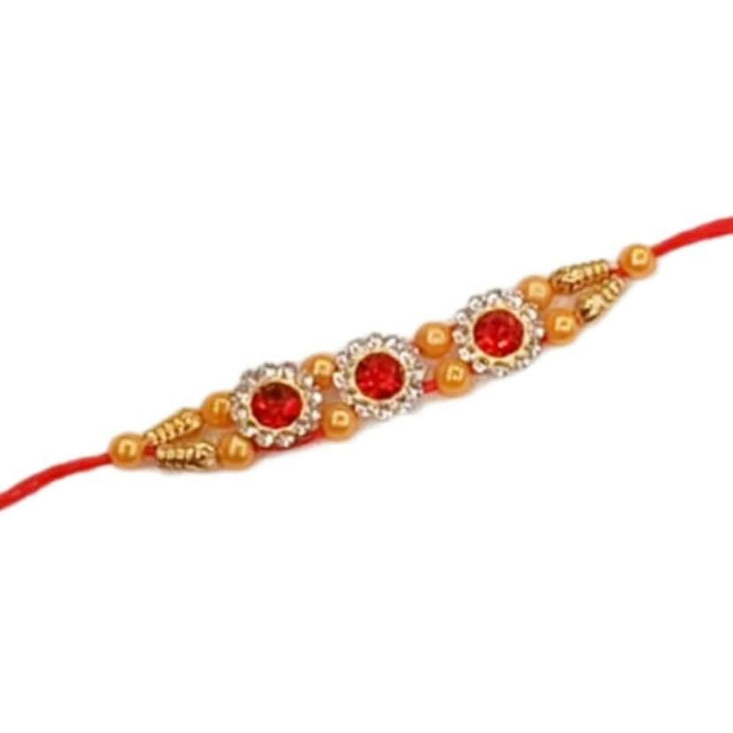 PARTISH Rakhi For Brother l RakhaBandhan Rakhi With Roli Tilak (Pack of 6)