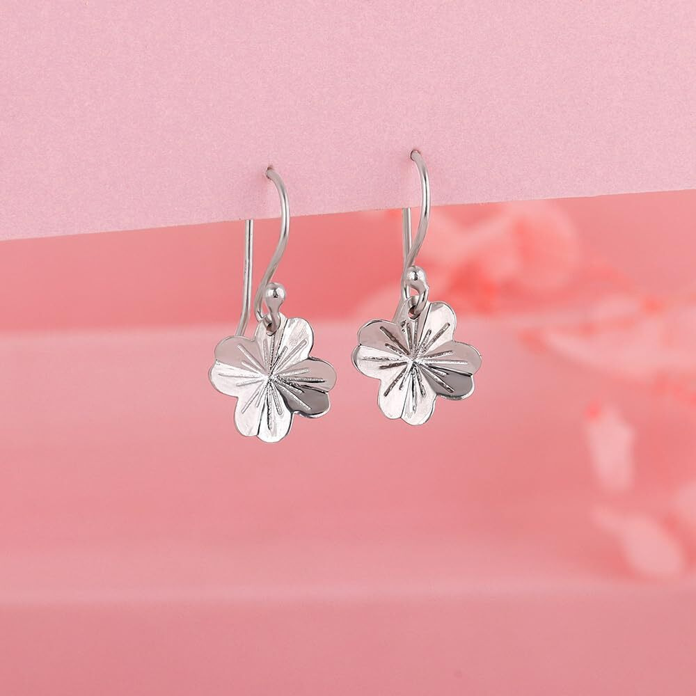 GIVA 925 Silver Petals Earring | Gifts for Girlfriend, Rakhi Rakshabandhan Gift for Sister Bhabhi, Gifts for Women & Girls |With Certificate of Authenticity and 925 Stamp | 6 Month Warranty*