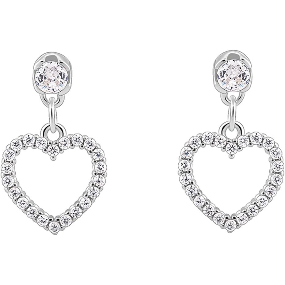 GIVA 925 Silver Charming Heart Drop Earrings|Gifts For Girlfriend,Rakhi Rakshabandhan Gift For Sister Bhabhi,Gifts For Women & Girls|With Certificate Of Authenticity And 925 Stamp|6 Month Warranty*