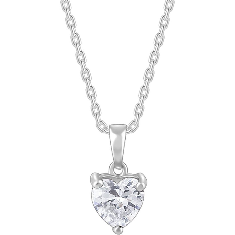 GIVA 925 Anushka Sharma Silver Solitaire Heart Pendant With Link Chain|Rakhi Rakshabandhan Gift For Sister Bhabhi, Women&Girls|With Certificate Of Authenticity And 925 Stamp|6 Month Warranty*