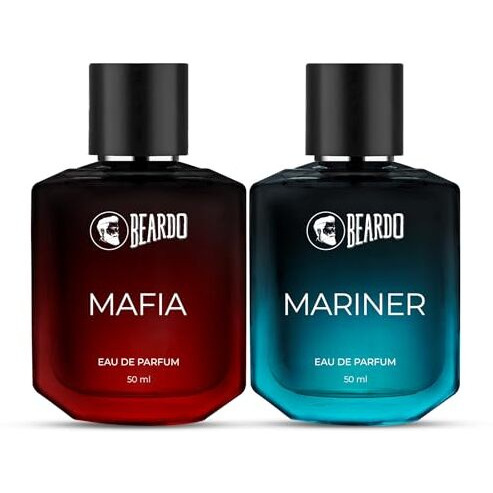 Beardo Mariner Perfume & Mafia Parfume Perfume For Men (50Ml X Pack Of 2) | Long Lasting Perfume | Date Night Perfume For Men | Rakhi Gift For Brother | Gift For Friends