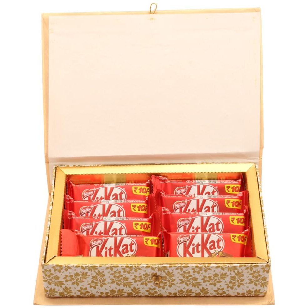 SFU E Com Overloaded Crunchy Kitkat Chocolate Box | Chocolate Gift Hamper For Rakhi, Diwali, Christmas, New year, Birthday, Anniversary | 219 gram