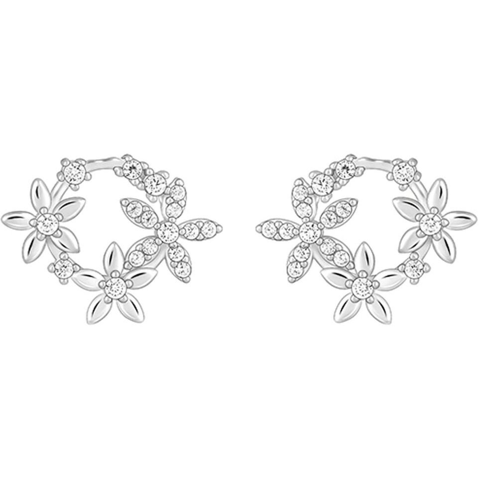 GIVA 925 Silver Flower Wreath Stud Earrings | Rakhi Rakshabandhan Gift for Sister Bhabhi, Gifts for Women & Girls |With Certificate of Authenticity and 925 Stamp | 6 Month Warranty*