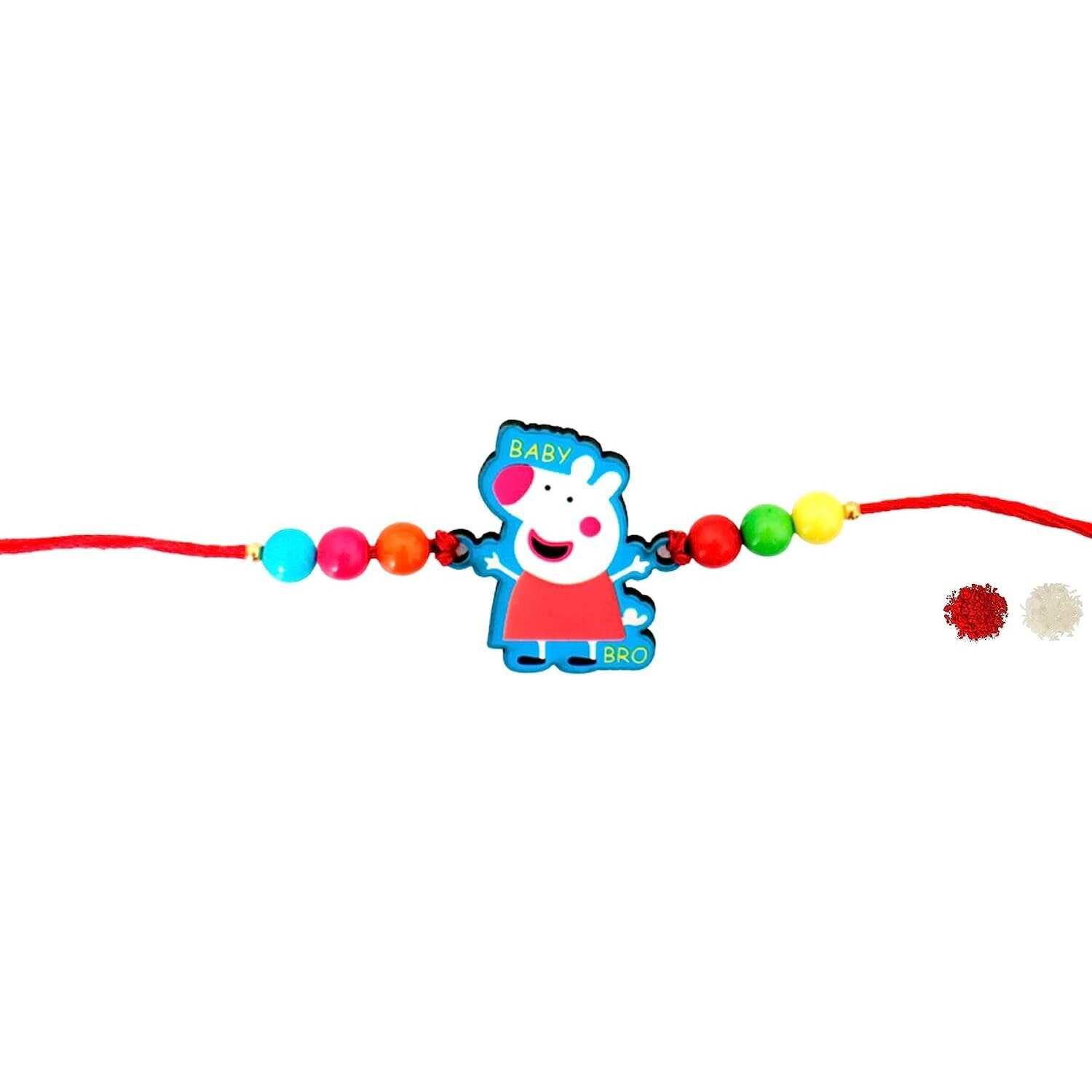 VR Creatives Kids Peppa Pig Rakhi for Brother Kids Boy Girls Combo, Kids Watch Rakhi on Rakshabandhan Gift For Brother