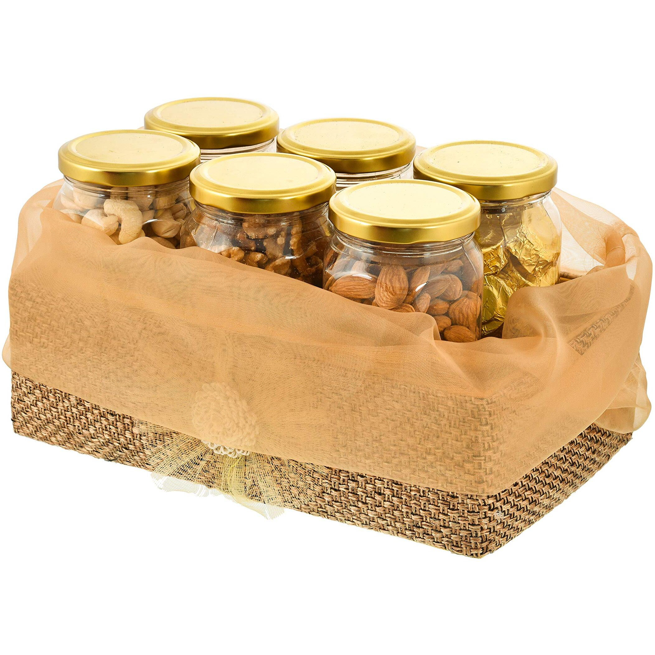 Nutri Miracle Raksha Bandhan Gift Basket with Nuts |Rakhi Gifts for Brother,Sister |Festive Celebration Pack|Anniversary and Birthday gift