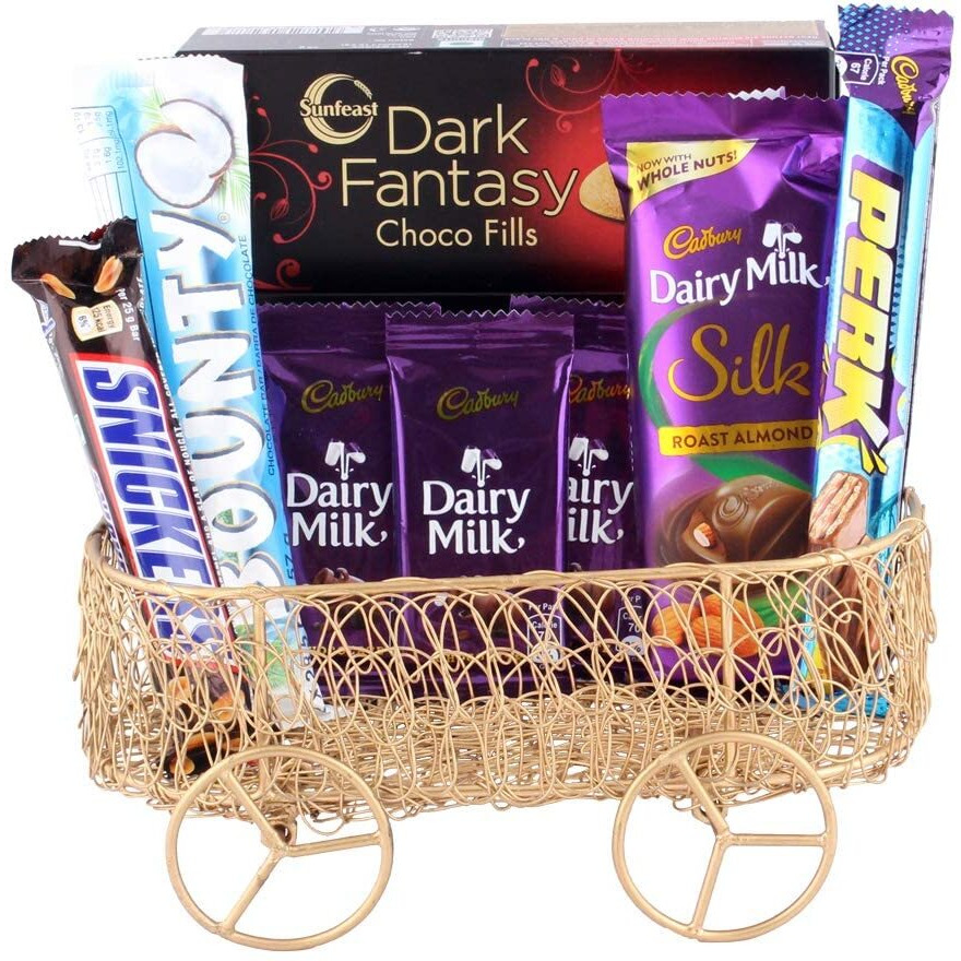 Astonished Retail Astonished Surprise Gift for Girlfriend, Wife | Surprise Gift for Chocolate Lovers | Chocolate Gift Hamper for Diwali, Rakhi, Birthday, Anniversary, 1