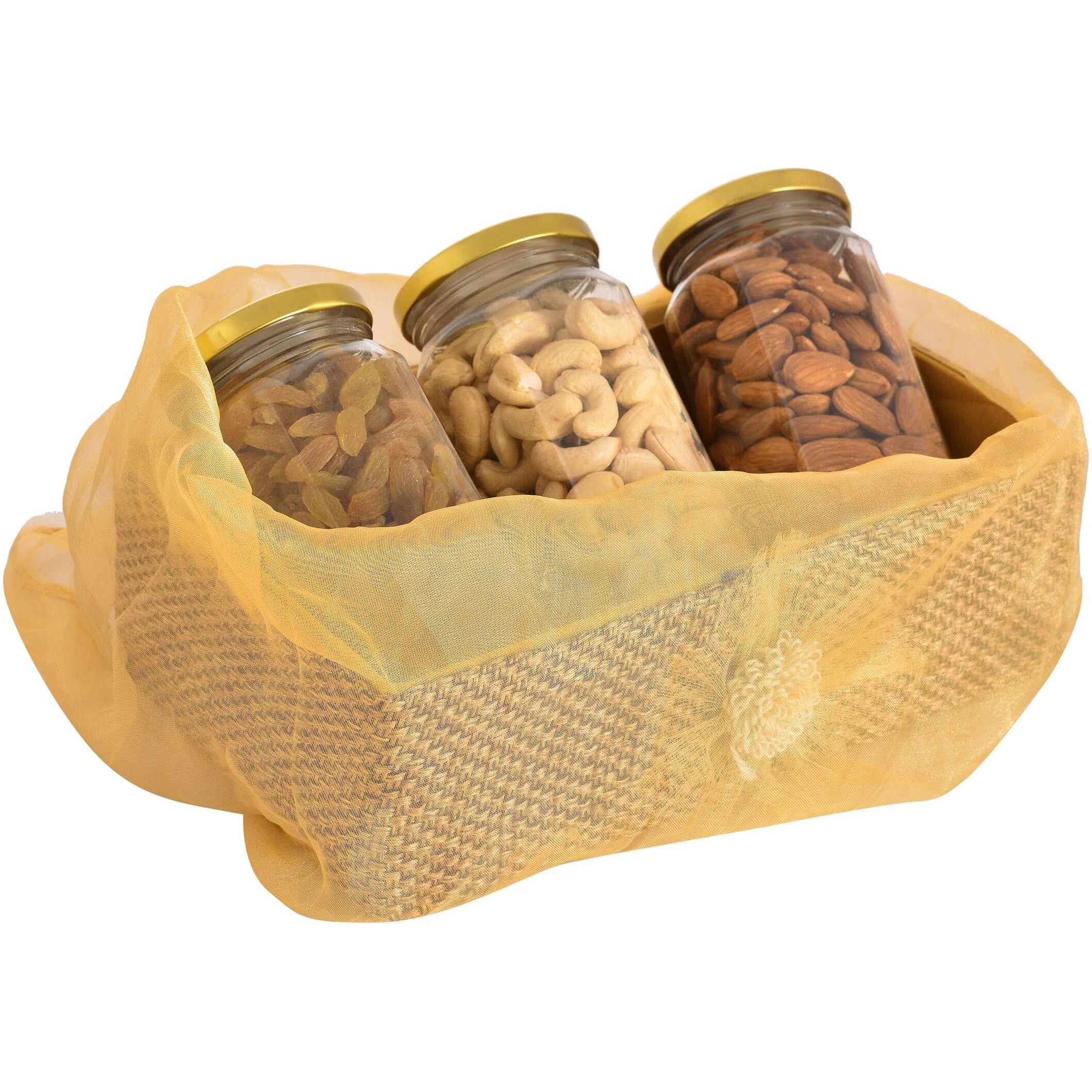 NUTRI MIRACLE Nuts Gift Basket For Rakhi,Birthday and Anniversary gift |Best Festive Gift