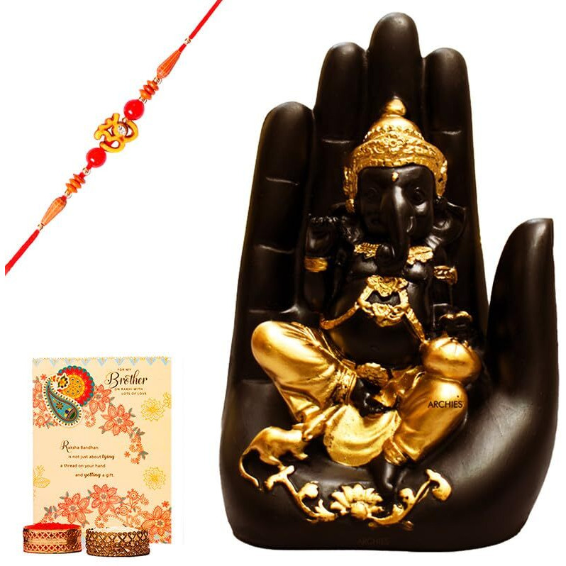 ARCHIES Rakhi Collection For Rakshabandhan | Rakhi For Brother | Rakhi for Bhaiya and Bhabhi | Rakhi Combo Gift Hamper (ACCLAMATION-RELIGIOUS GOD + RAKHI COMBO)