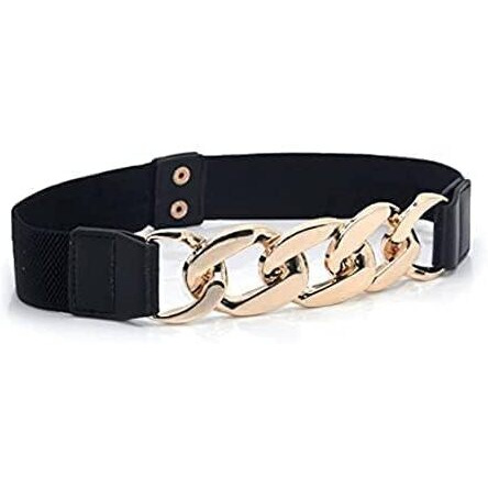 SATYAM KRAFT 1 Pcs Women Belt Strechable Metal Closure, Adjustable and Classic Look, Useful in Many Occasions, Rakshabandhan,Rakhi Gift