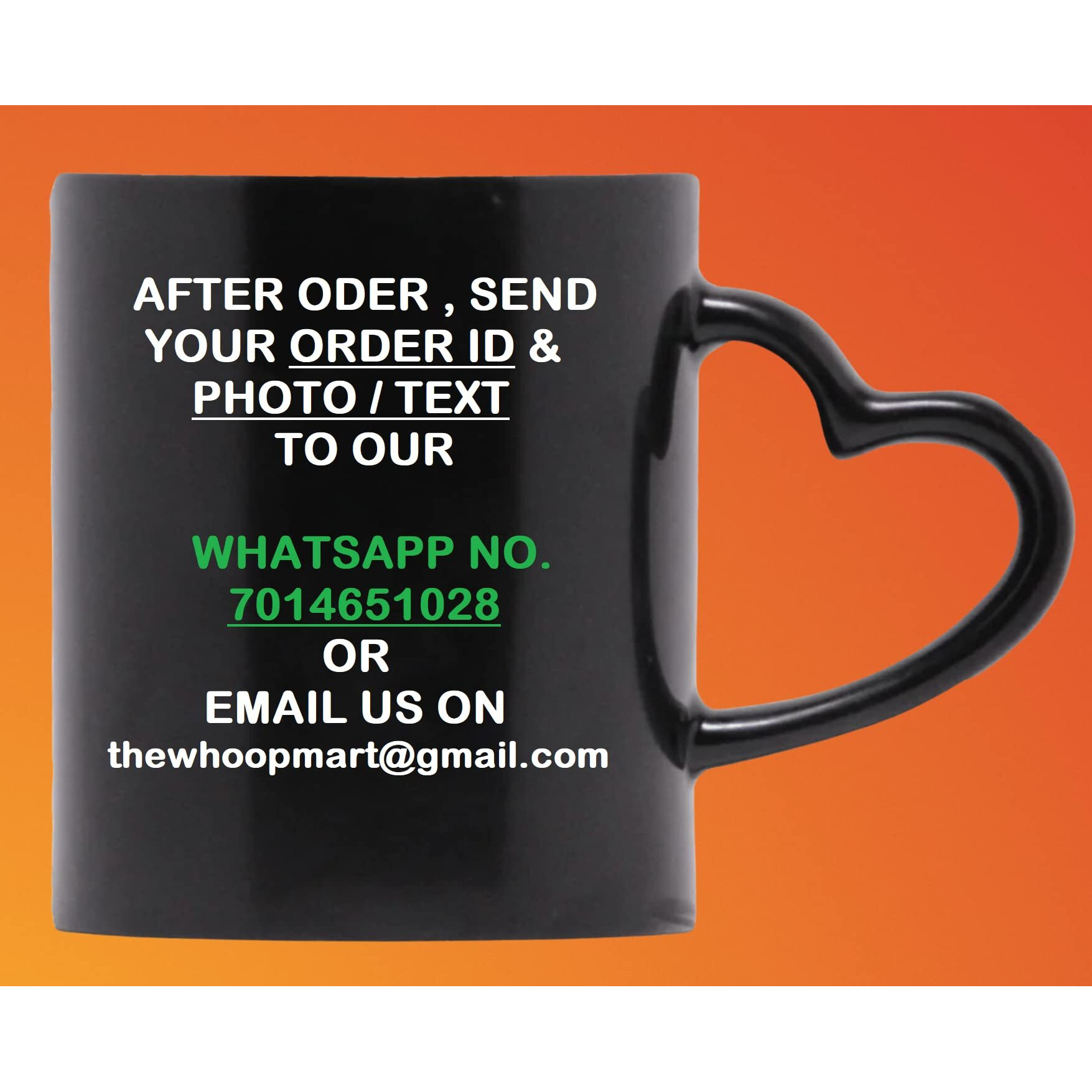 TheWhoop Customized / Personalized Photo Print Coffee Mugs for Valentine Day, Birthday, Anniversary, Motherss Day, Fathers Day, Rakhi and All Other Ocassion