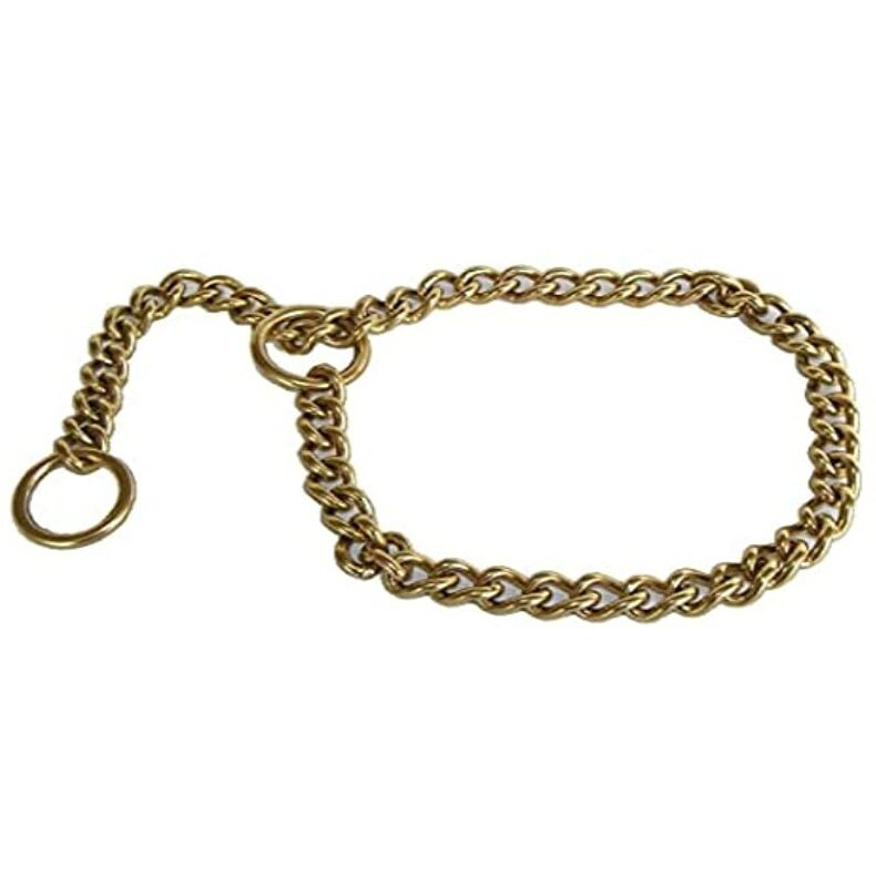 UAPAN Brass Chain for Hanging Fashion Bell Diya with S hook (Gold, 4 Meter)