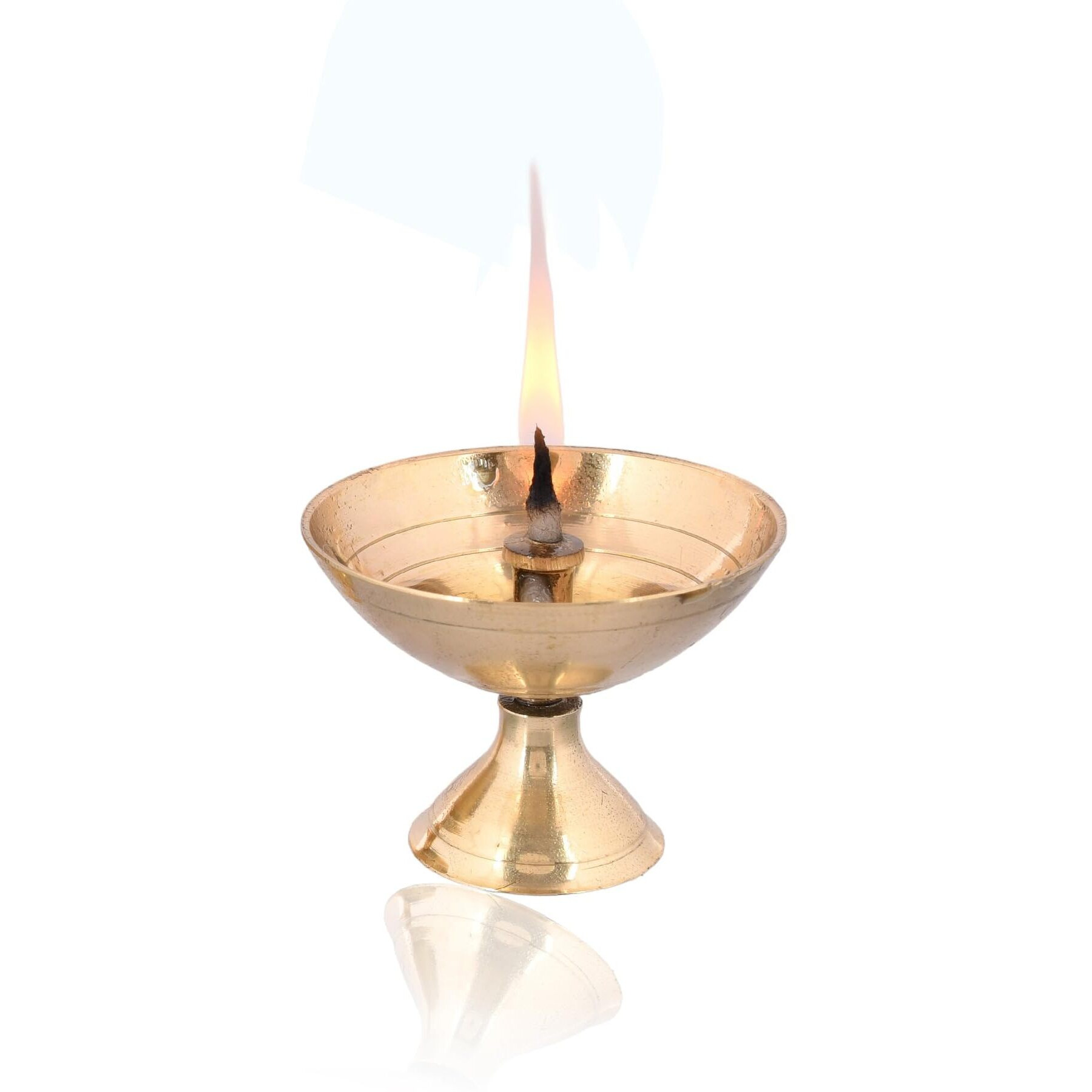 Brass Diya Diwali Decoration Items for Home dcor Gift Deepak Oil Lamp for Diwali Decoration Item, Daily Puja & Other Religious Rituals | Home Dcor | Deepak for Home, Office & Temples | Festive Gifts