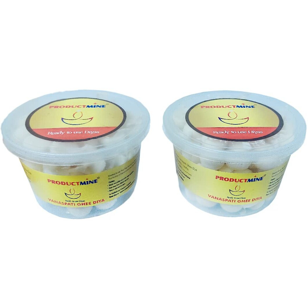 PRODUCTMINE Ghee Diya Batti for Pooja Cotton Wick for Puja and Special Occasions (200 Diyas)