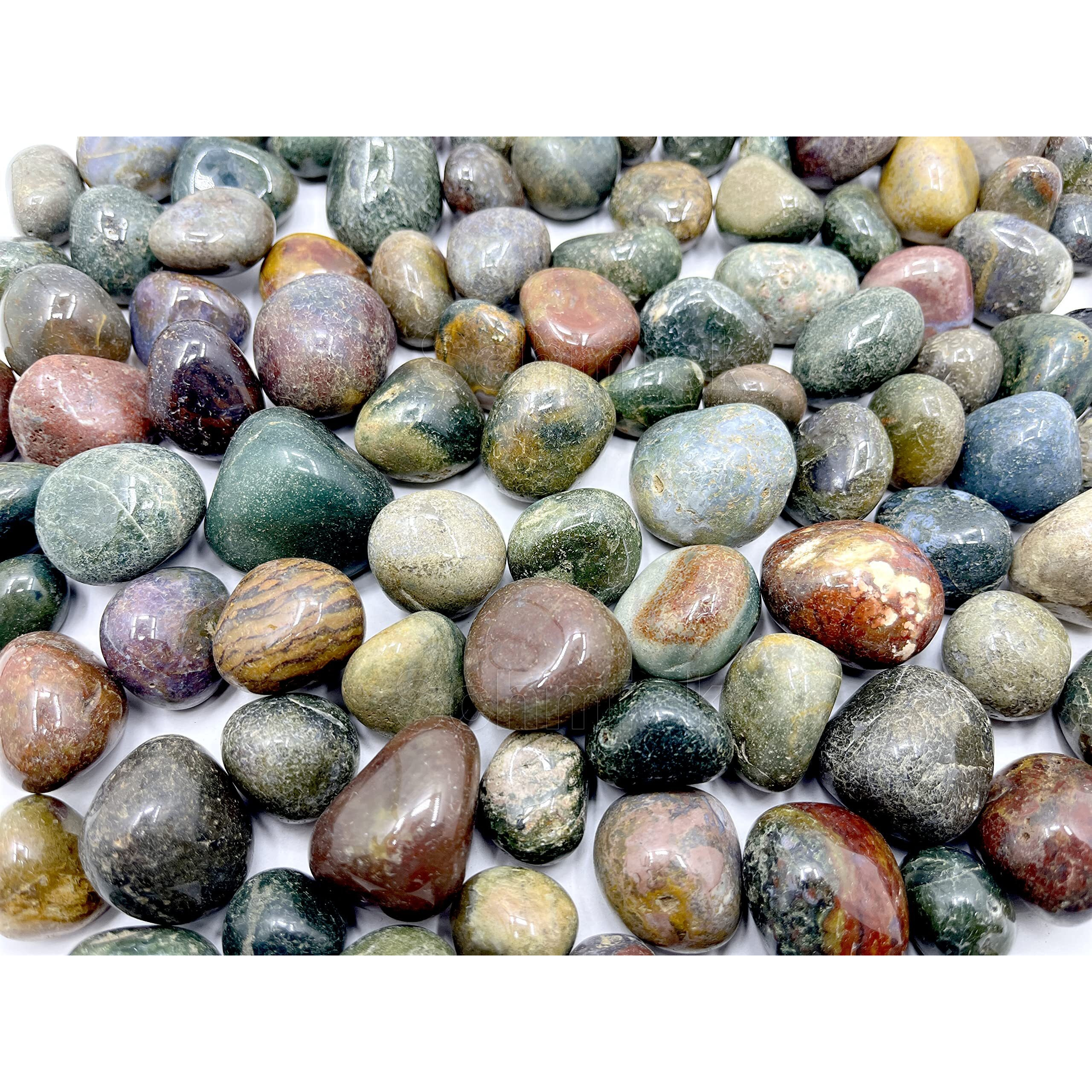 Schmick 5 Kg Fancy Pebbles Stones for Plants Pots, Aquarium Fish Tank, Decoration, Garden, Home and Table Decor - Decorative Stones and Pebbles, Vase Fillers (5 Kg, Fancy Pebbles)