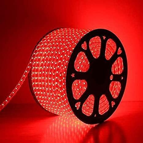 Gesto 3 Meter Rope Led Strip Lights  Outdoor Lights waterproof for Balcony Decoration,Home Decor & Interior Decoration | Decorative Lights for Diwali Decoration,Cove Light for ceiling (Red)