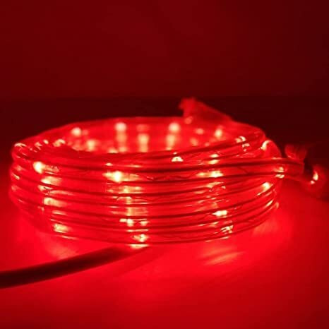 Gesto 3 Meter Rope Led Strip Lights  Outdoor Lights waterproof for Balcony Decoration,Home Decor & Interior Decoration | Decorative Lights for Diwali Decoration,Cove Light for ceiling (Red)