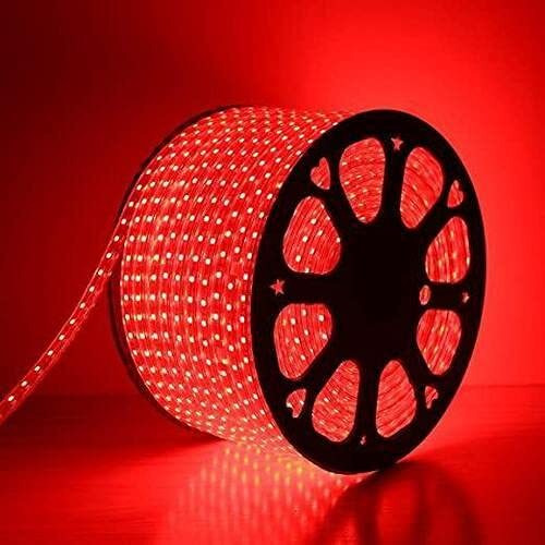 Gesto 20 Meter Rope Led Strip Lights  Outdoor Lights waterproof for Balcony Decoration,Home Decor & Interior Decoration | Decorative Lights for Diwali Decoration,Cove Light for ceiling (Red)