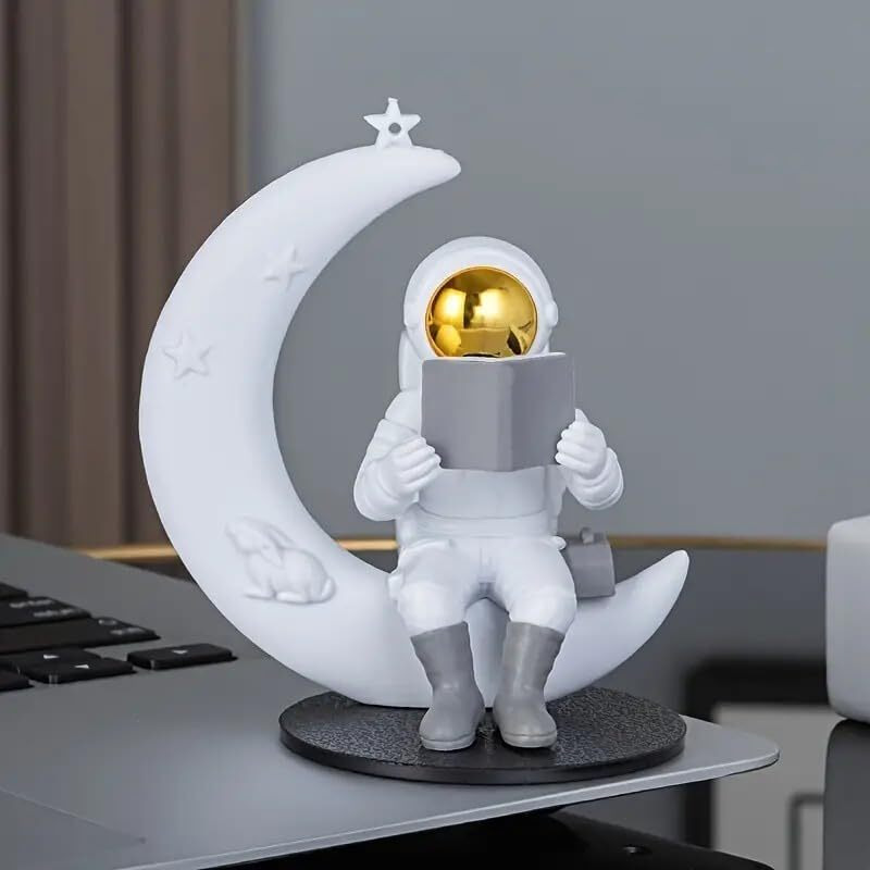 Street27 Cute Outer Space Astronaut Figurine Action Figure Toys Statue for Showpiece Home Living Room Decor Office Desktop Decoration Car Dashboard, Kids Birthday Party Gift