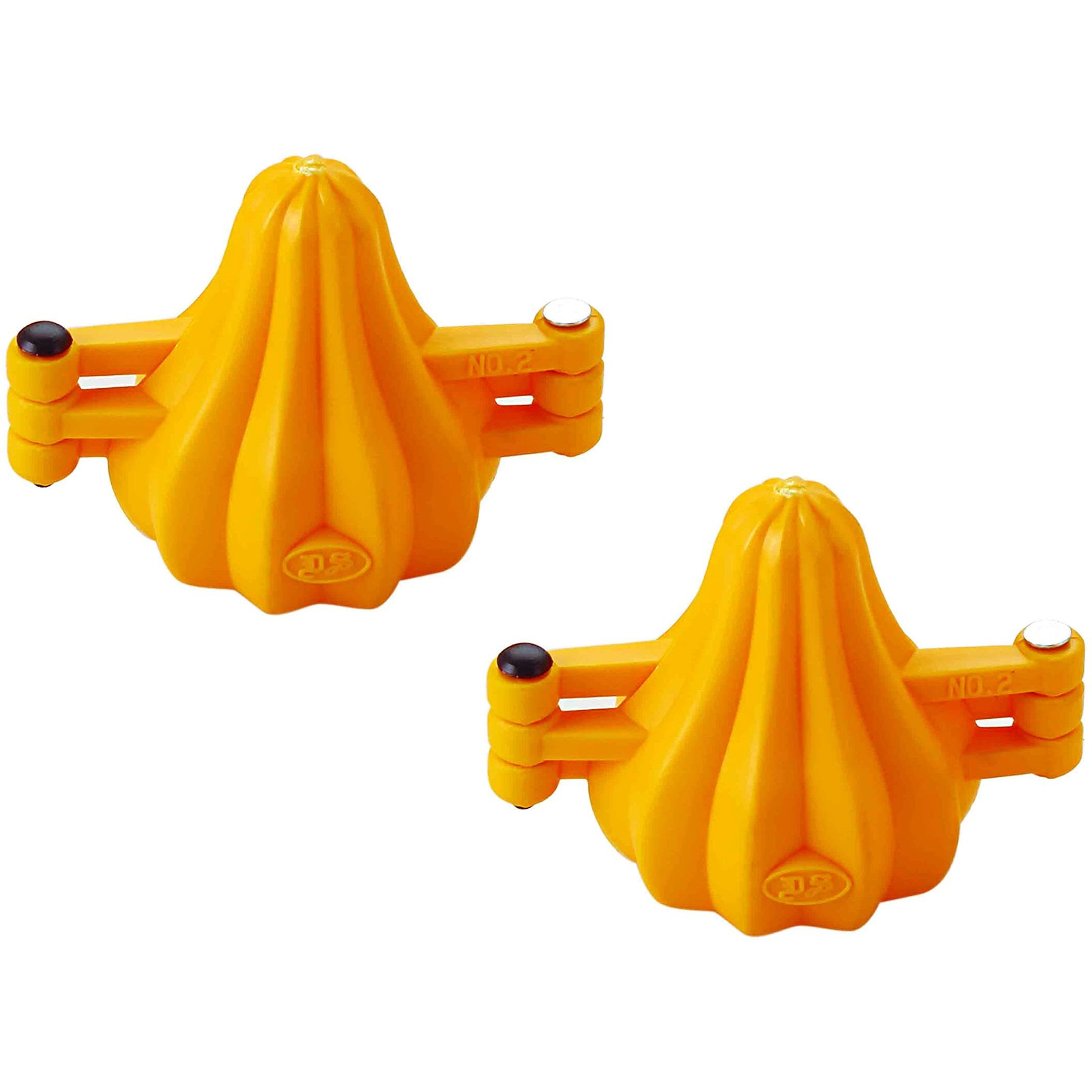 DS Modak Mould Set of 2 | Three Fold Plastic Modak Maker for Ganpati (Medium (2 Fold Modak Mould), Set of 2)