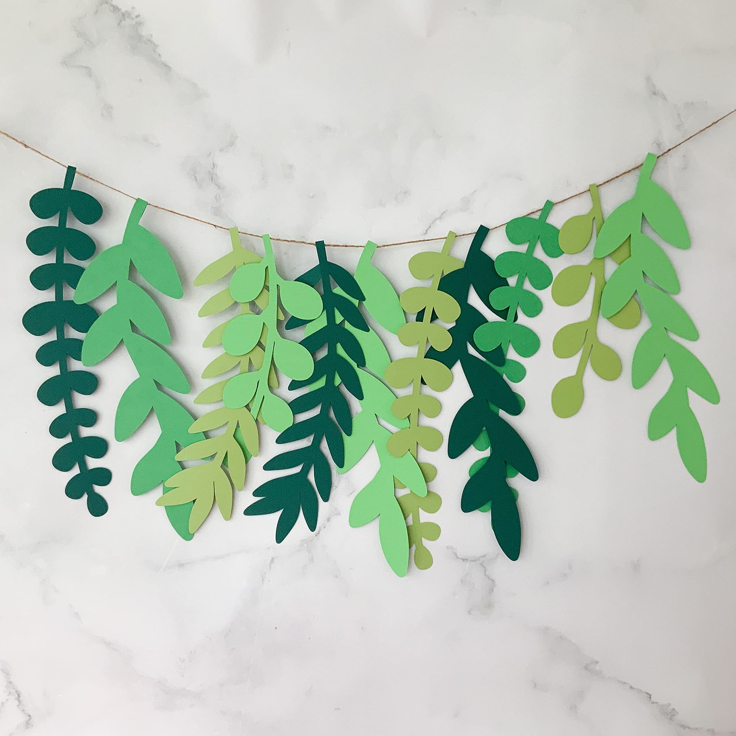 Pinfliers Floral|Jungle Theme Birthday Decoration Flower Garland for Ganpati Puja|Diwali Festival Background Decoration Items for Home,Paper Pink Flowers for Decoration and 20 Leaves