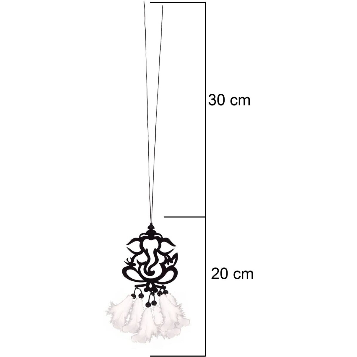 PINNAZ INTERNATIONAL Dream Catcher Ideally Used for Positive Vibe,Gift,Home-Garden-Wedding-Cafe Dcor, Car Hanging (Ganpati Bappa)