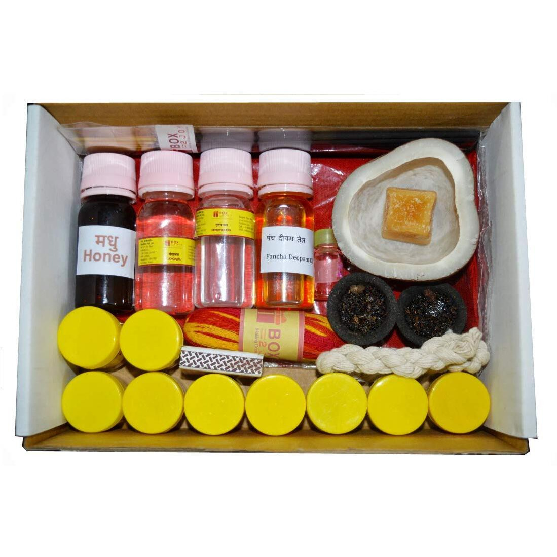 Box2Joy - Making Occasions Special - Ganesh Chaturthi Pooja Kit - 35+ Items