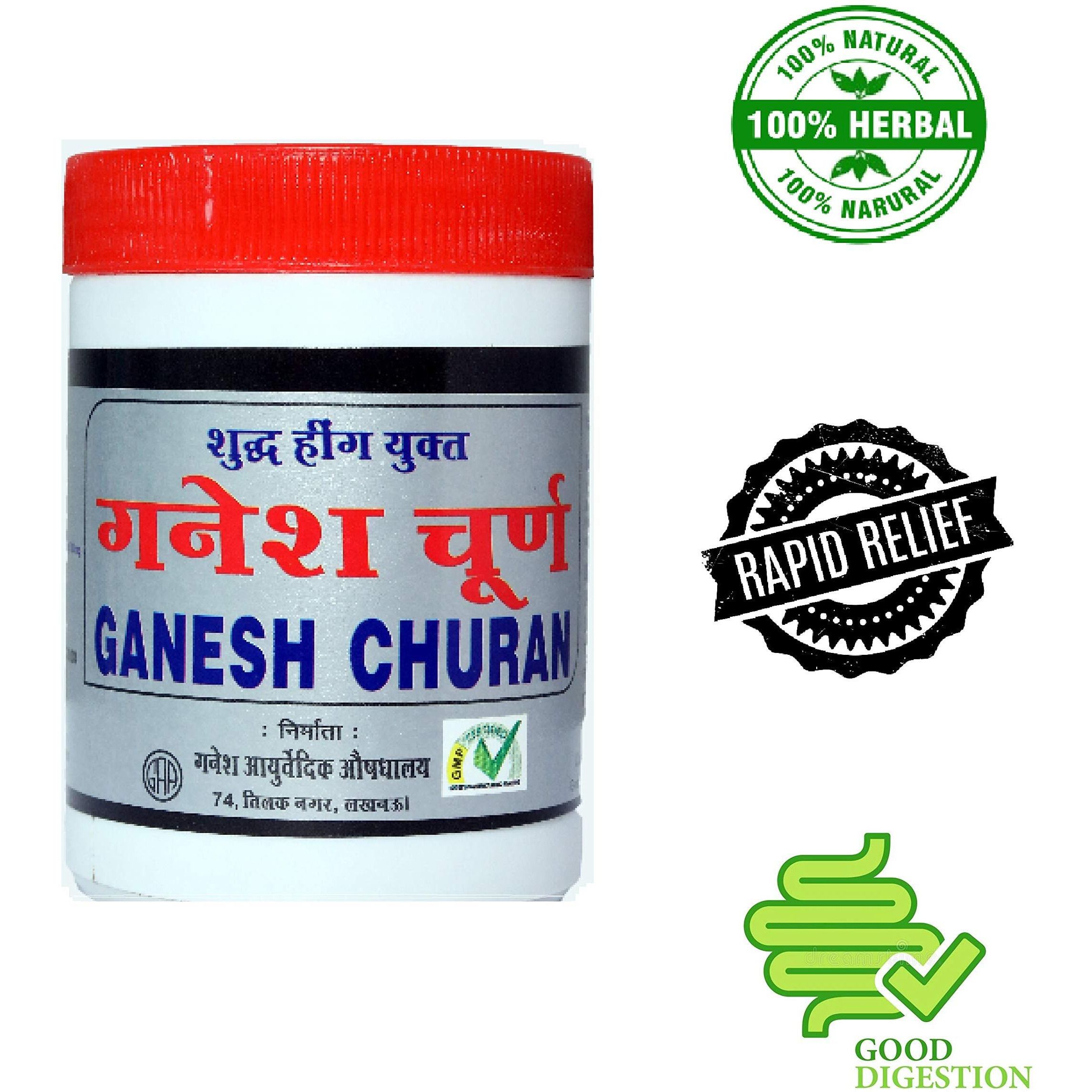 Ganesh Ayurvedic Aushadhalaya Acidity Churan for Indigestion, Bloating, and Constipation (80GM)