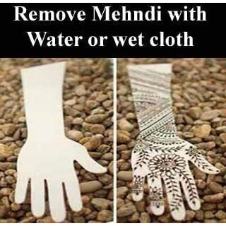 ENBY Reusable Washable Acrylic Hand for Mehendi Practice (PACK OF 4)