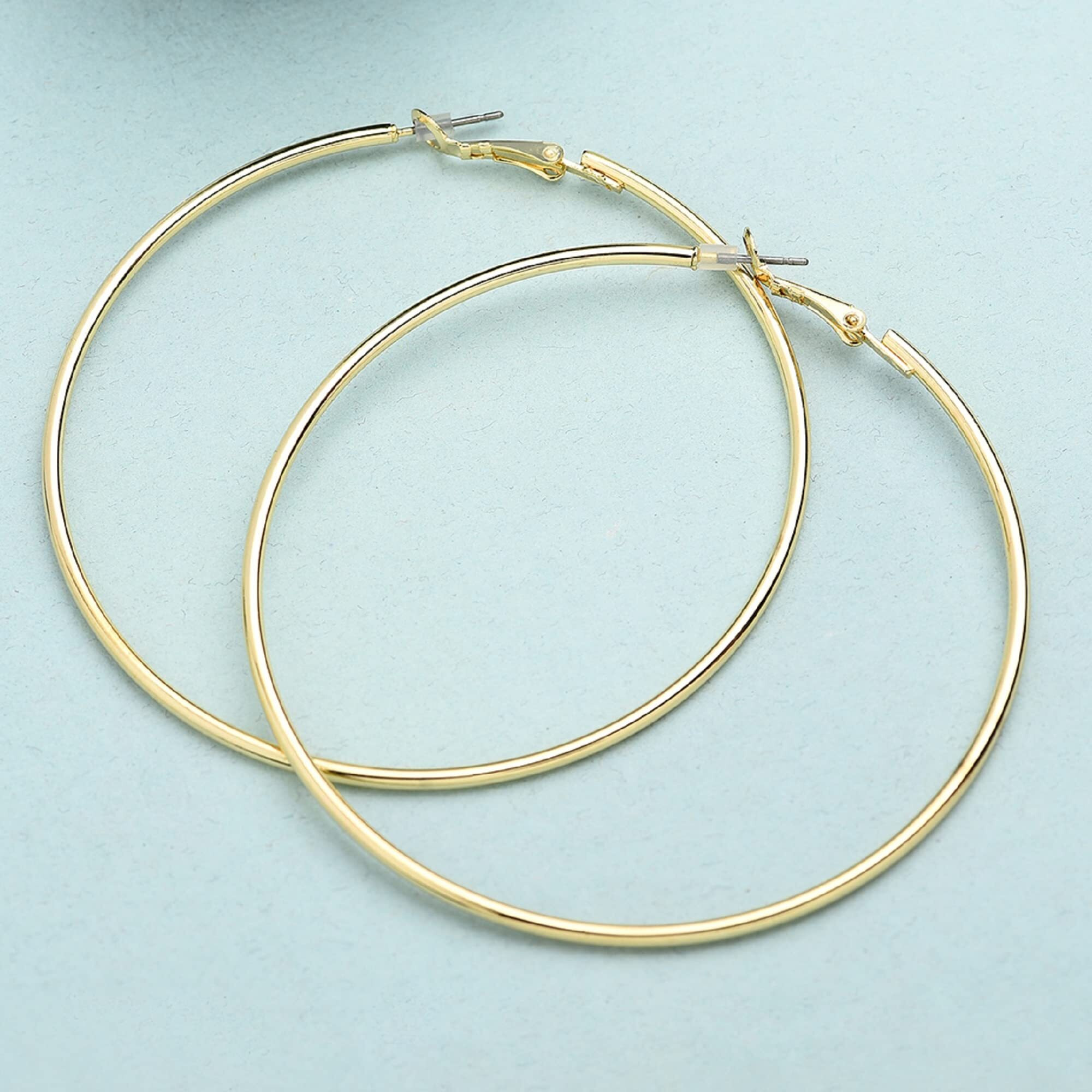 Accessorize London Women Western Classic Hoop Earrings I Aesthetic & Stylish for Girls