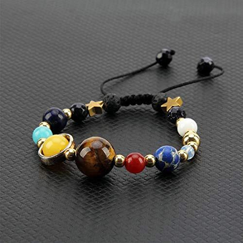 Yellow Chimes Beads Bracelet for Women Dvine Collection Natural Beads Reiki Healing Adjustable Om Evil Eye Bracelet for Women and Men