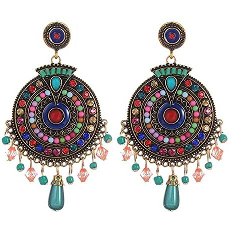 YouBella Jewellery Bohemian Multi-Color Earings Earrings for Girls and Women