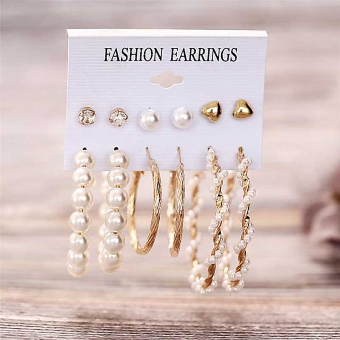 YouBella Fashion Jewellery Gold Plated Ear rings Combo of Earrings for Girls and Women (Style 1)