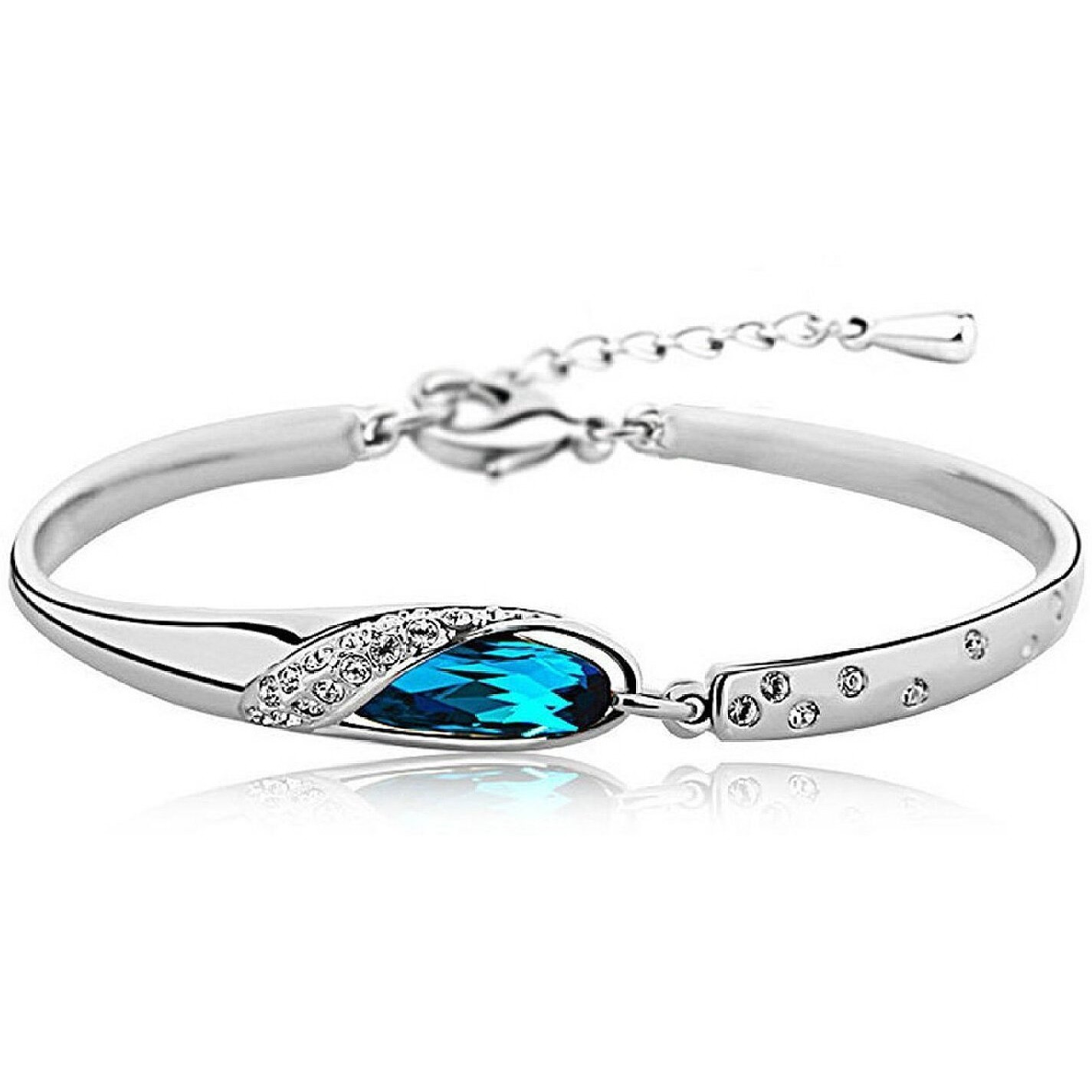 YouBella Artificial Jewellery Designer Crystal Bracelets for Women stylish Bangles Jewellery For Girls and Women (Style-2)