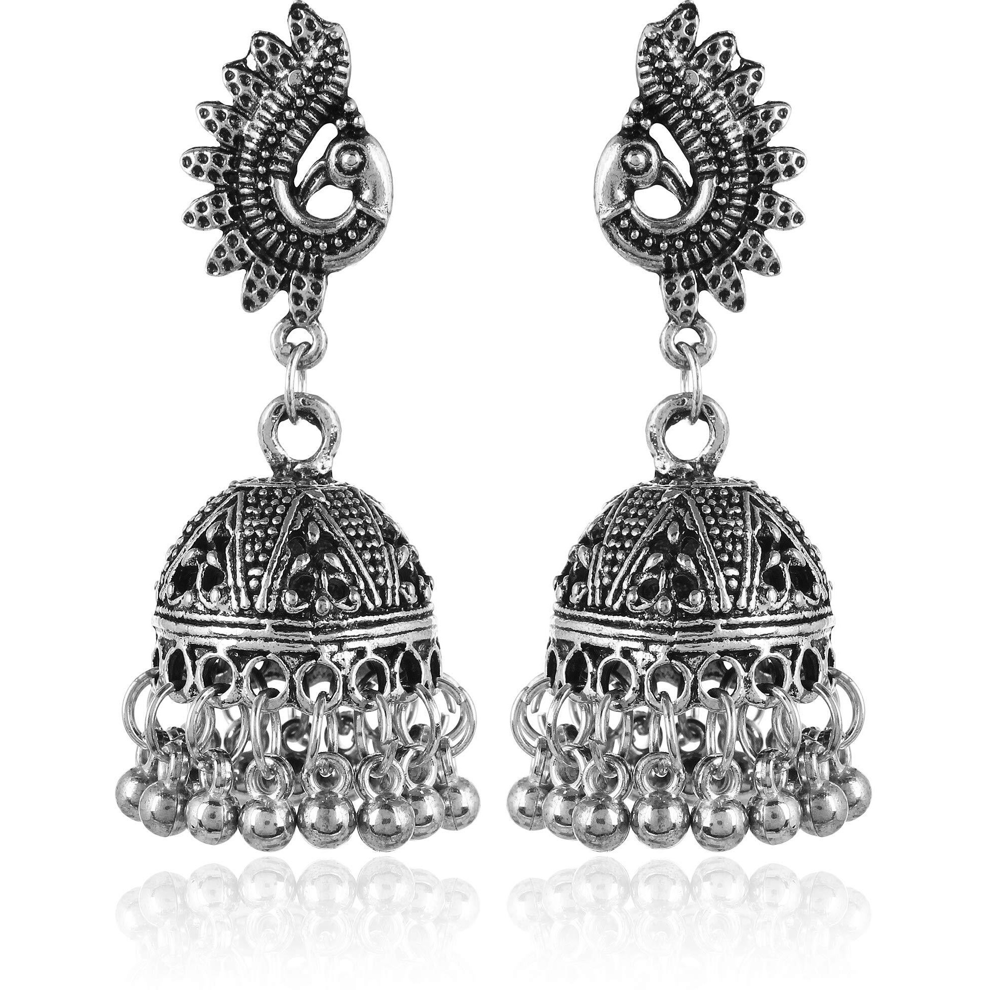 YouBella Earrings for Women Jewellery Earrings Afghani Jhumka earrings ear rings for Girls and Women