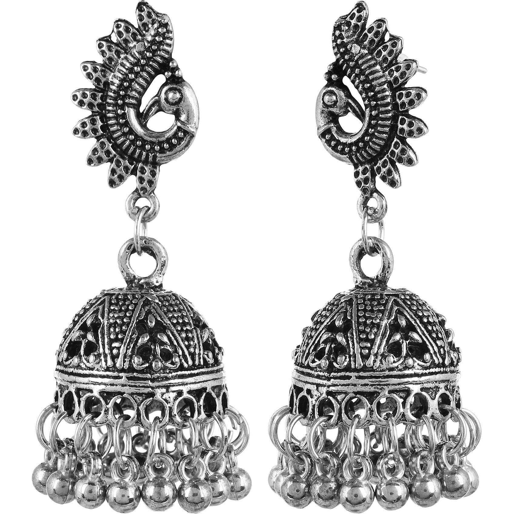 YouBella Earrings for Women Jewellery Earrings Afghani Jhumka earrings ear rings for Girls and Women