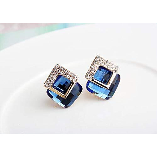 YouBella Fashion Jewellery Earrings for Girls and Women (BLUE)