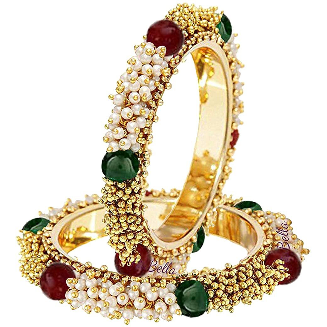 YouBella Gold Plated Bangles Jewellery For Girls/Women (2.4)