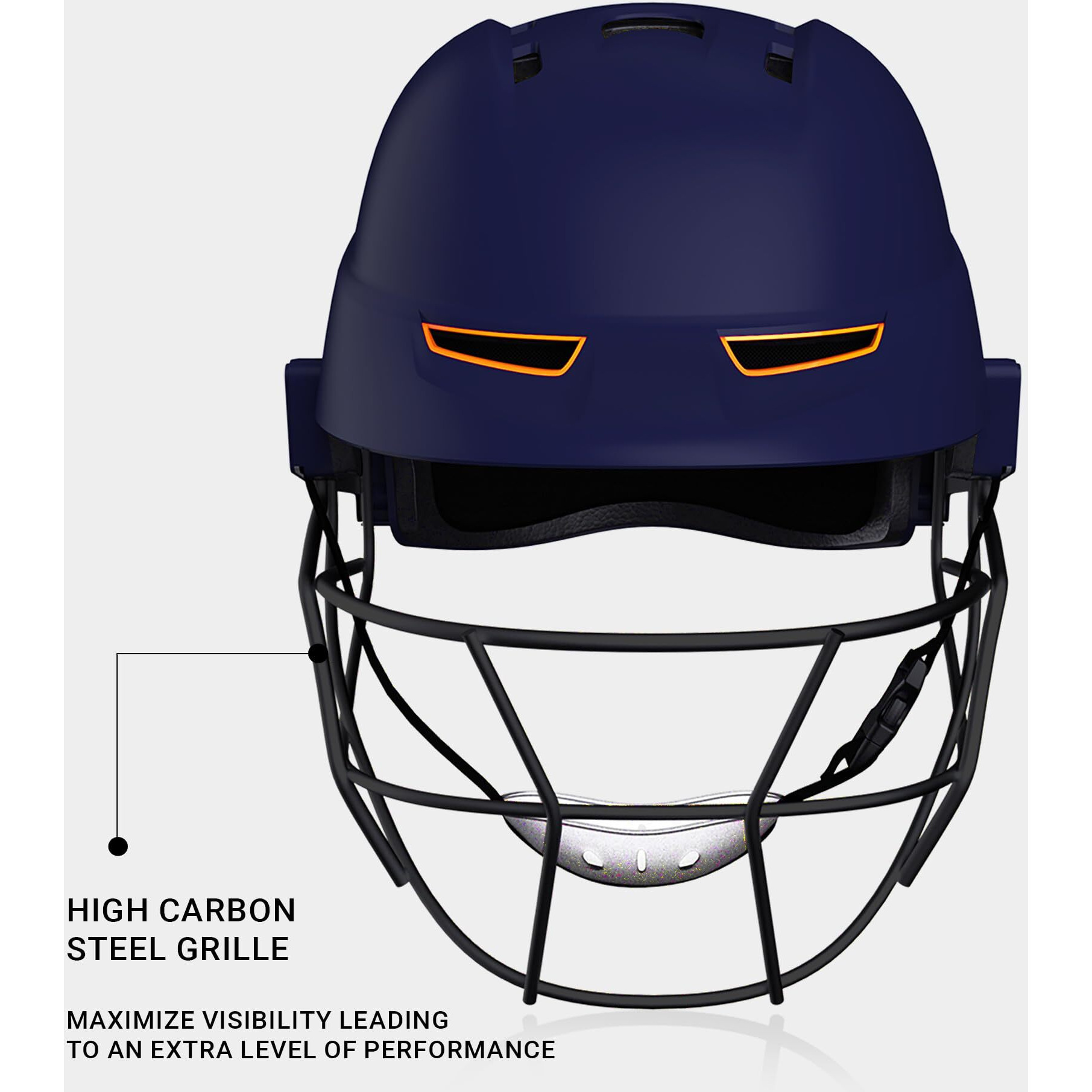 moonwalkr Mind 2.0 Cricket Helmet Head Guard for (58-61) CM Head Size Protective Gear Kids Helmet with 30 air Vents & Endure Impacts up to 160 kmph Batting Helmet & Helmet for Cricket (Medium, Black)