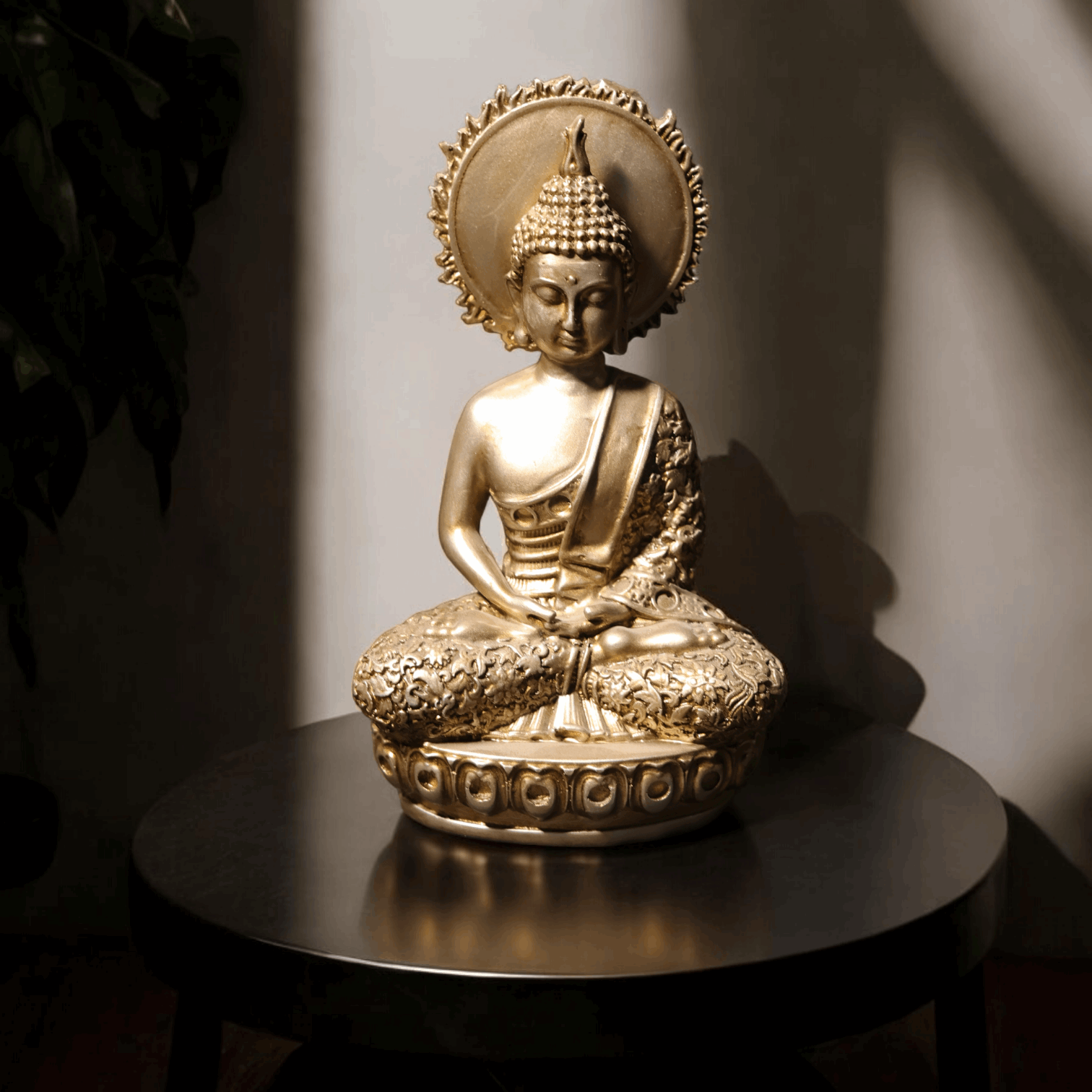 Meditative Buddha Statue with Crown Chakra Beautiful Home Decor , Spa Decor