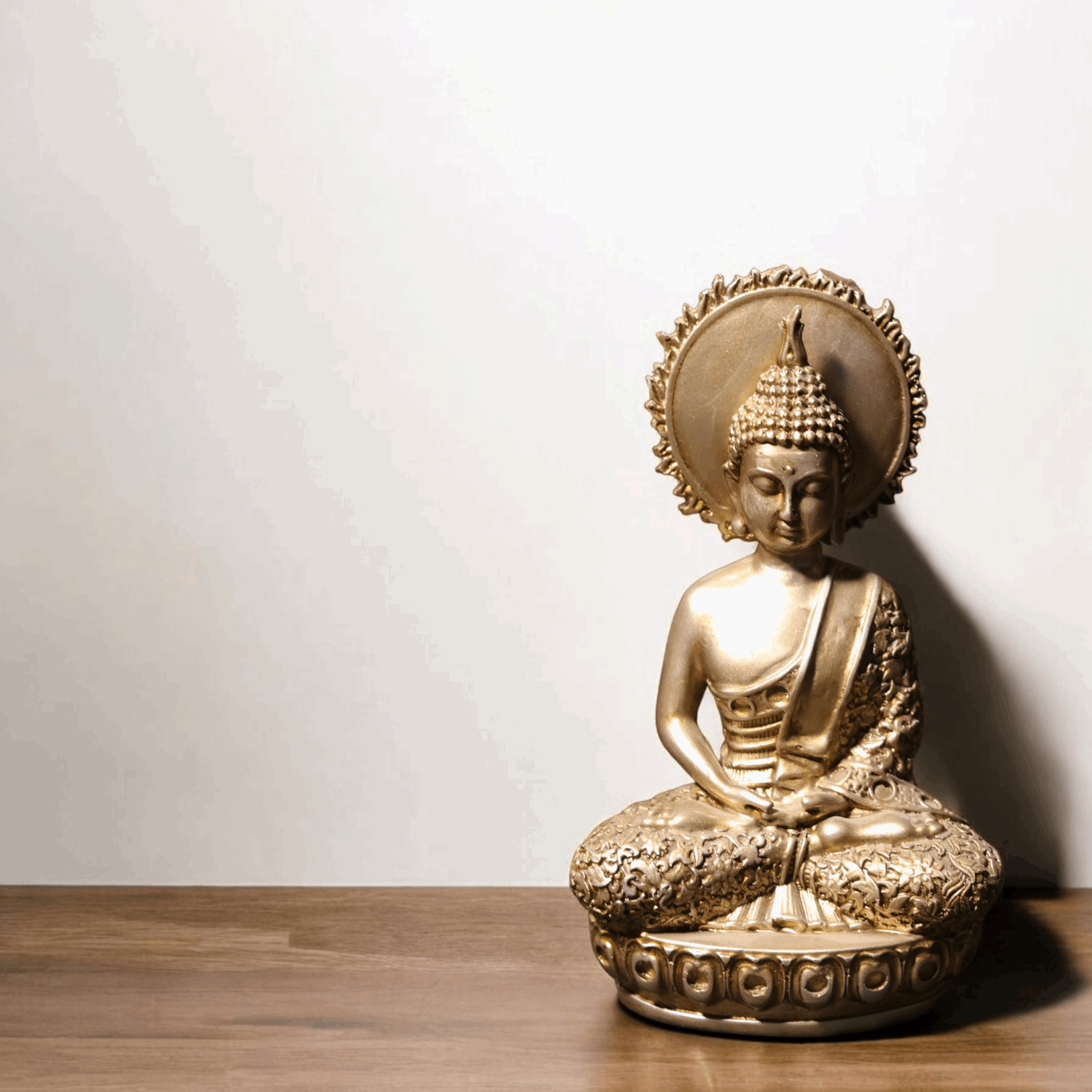 Meditative Buddha Statue with Crown Chakra Beautiful Home Decor , Spa Decor