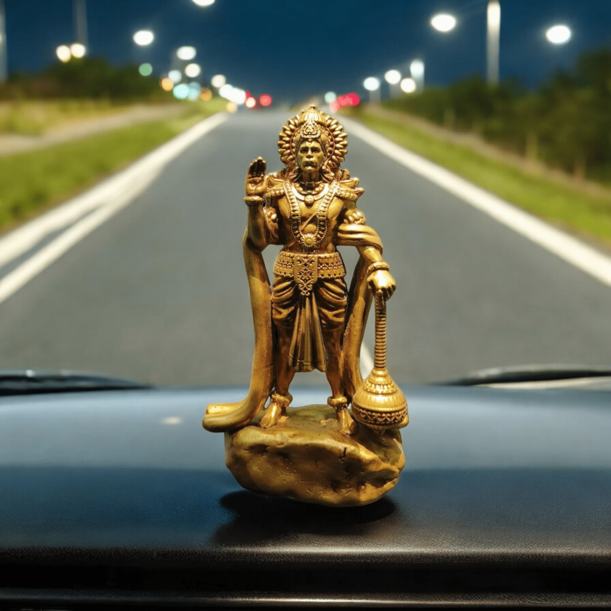 Hanuman Ji Standing Murti Car Dashboard