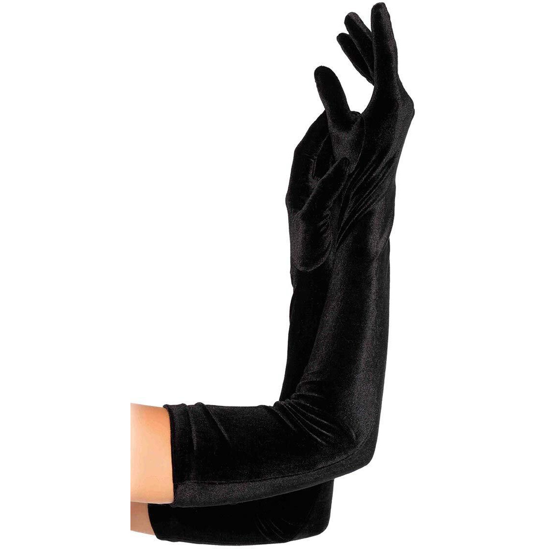 Leg Avenue Women's One Size Opera Gloves, Black