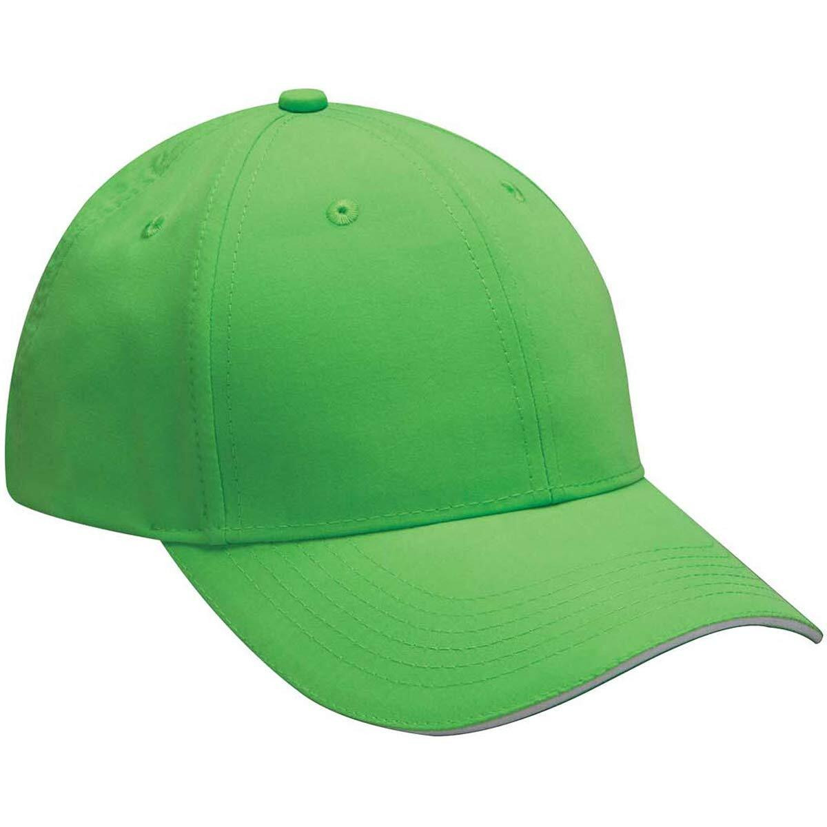 Adams Performer Cap OS NEON GREEN/ WHT