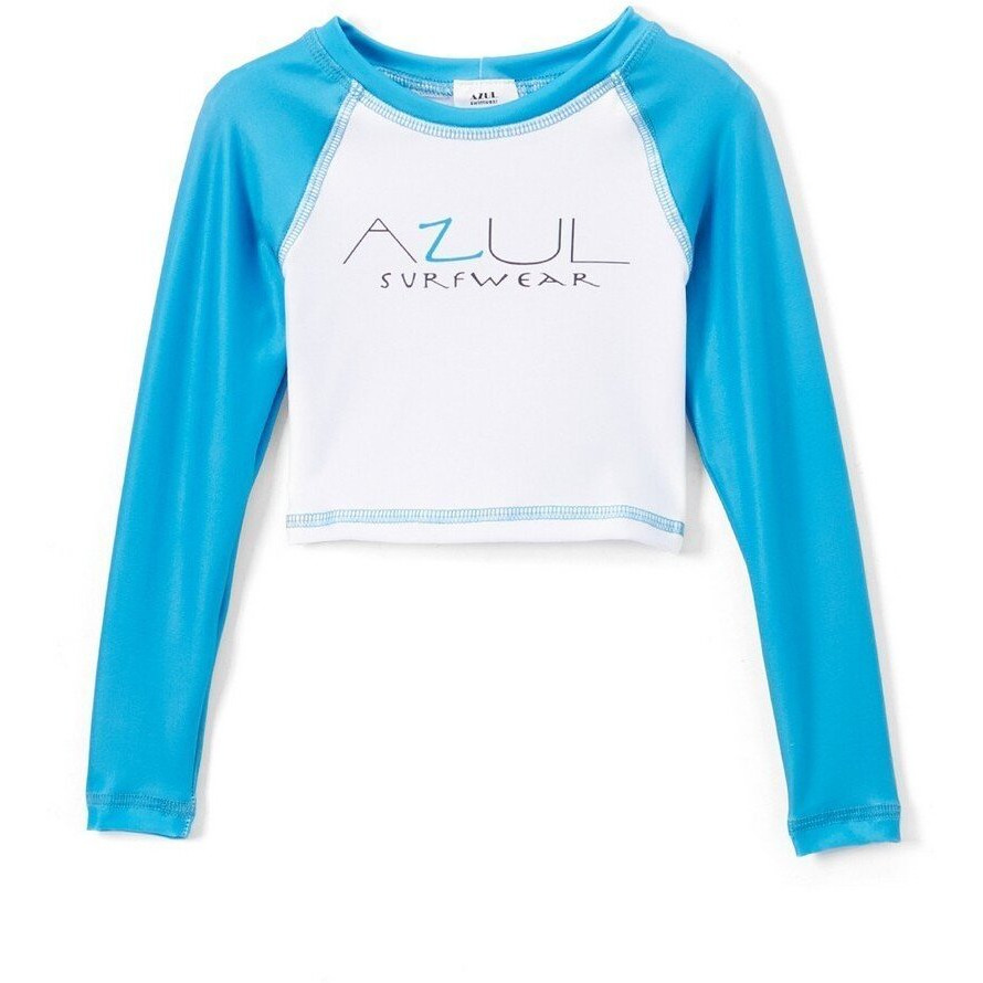 Azul SEA Turtle Crop Rashguard, XXS