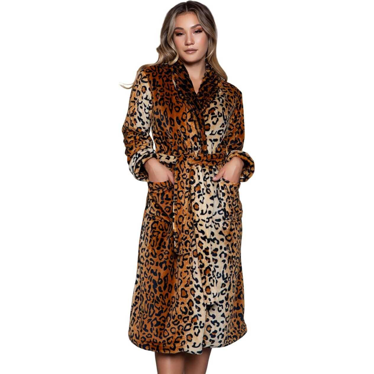 2071 Leopard Robe