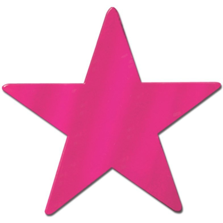 Beistle - 55840-C - Die-Cut Foil Star - Pack of 24