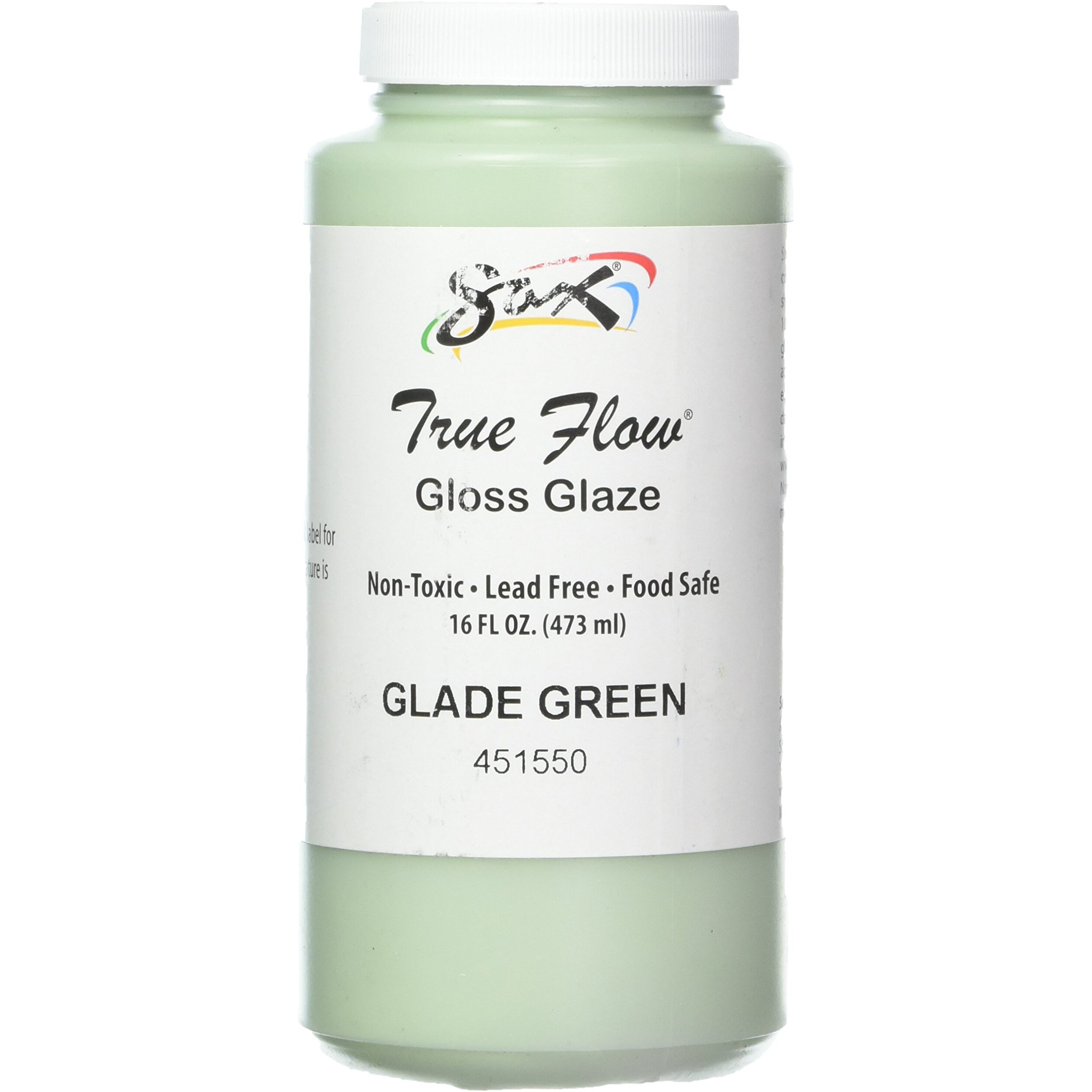 Sax True Flow Non-Toxic Colorburst Glaze, 1 pt, Pagoda Green